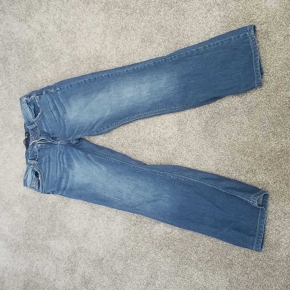 #W - Almost Famous Women Mid Rise Bootcut Jeans Sz 7